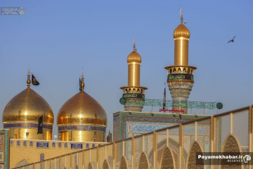 حرمین مطهر کاظمین در شب شهادت امام جواد (ع)