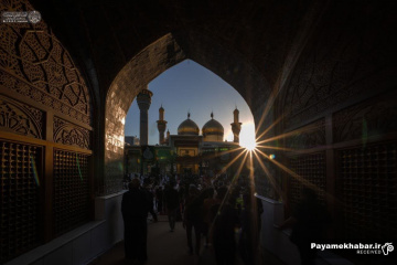 حرمین مطهر کاظمین در شب شهادت امام جواد (ع)