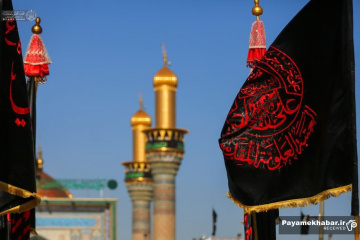 دسته عزاداری خادمان حرم مطهر علوی در رثای جواد الائمه (ع)