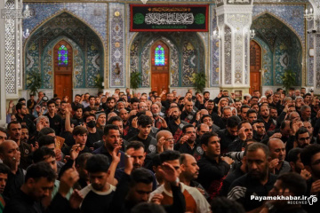 دسته عزاداری خادمان حرم مطهر علوی در رثای جواد الائمه (ع)