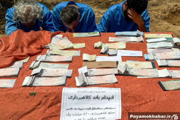 کشفیات جدید نیروی انتظامی فارس - باند کلاهبرداری - دسته چک جعلی
