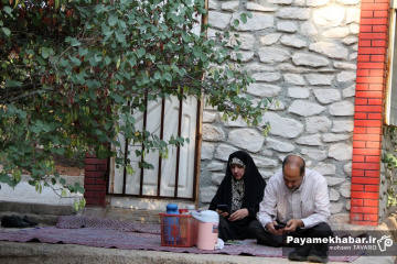 قرائت دعای عرفه در تپه نورالشهدا شیراز