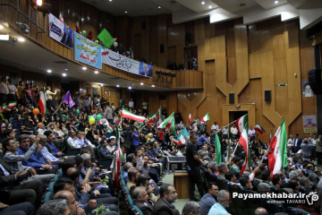 تجمع هواداران محمدباقر قالیباف در شیراز