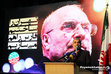تجمع هواداران محمدباقر قالیباف در شیراز - علی نیکزاد