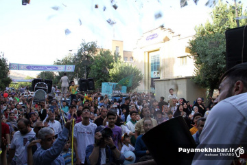 شادپیمایی مردم شیراز در روز عید سعید غدیر خم