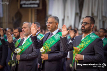 جشن عید سعید غدیر در حرم مطهر امیرالمومنین علی (ع)