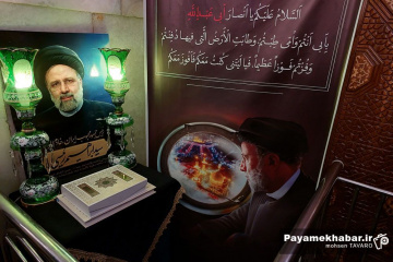 حال و هوای حرم مطهر رضوی در ایام دهه اول محرم - مقبره شهید آیت الله رئیسی - شهید جمهور