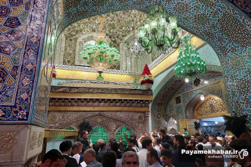 حال و هوای حرم مطهر رضوی در ایام دهه اول محرم