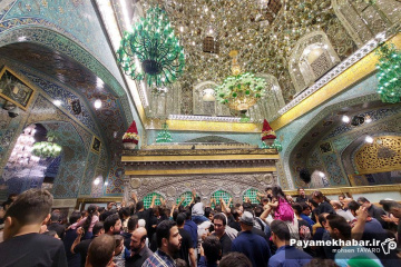 حال و هوای حرم مطهر رضوی در ایام دهه اول محرم