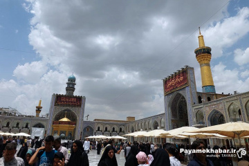 حال و هوای حرم مطهر رضوی در ایام دهه اول محرم