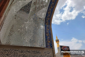 حال و هوای حرم مطهر رضوی در ایام دهه اول محرم