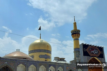 حال و هوای حرم مطهر رضوی در ایام دهه اول محرم