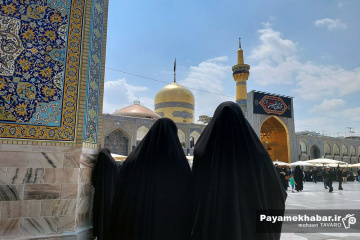حال و هوای حرم مطهر رضوی در ایام دهه اول محرم