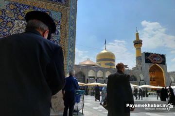 حال و هوای حرم مطهر رضوی در ایام دهه اول محرم