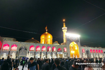 حال و هوای حرم مطهر رضوی در ایام دهه اول محرم