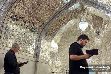 حال و هوای حرم مطهر رضوی در ایام دهه اول محرم