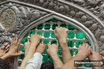 حال و هوای حرم مطهر رضوی در ایام دهه اول محرم