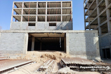 کلنگ زنی 2 باب مدرسه در پروژه نهضت ملی مسکن صدرا