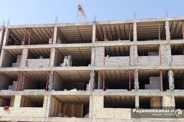 کلنگ زنی 2 باب مدرسه در پروژه نهضت ملی مسکن صدرا