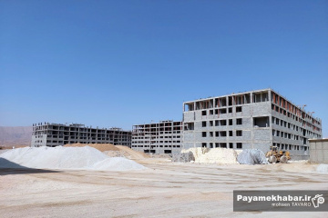 کلنگ زنی 2 باب مدرسه در پروژه نهضت ملی مسکن صدرا