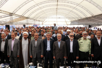 افتتاح و کلنگ زنی پروژه های هفته دولت شهرداری شیراز