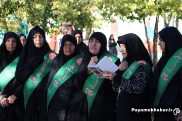 تشییع و خاکسپاری شهید گمنام در بوستان ارغوان شیراز