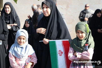 تشییع و خاکسپاری شهید گمنام در بوستان ارغوان شیراز