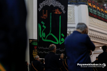 لاله گردانی و تشییع نمادین شام شهادت حضرت زهرا (س)