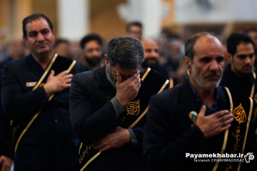 لاله گردانی و تشییع نمادین شام شهادت حضرت زهرا (س)