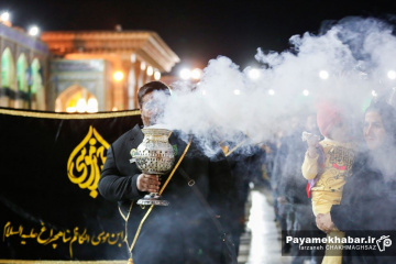 لاله گردانی و تشییع نمادین شام شهادت حضرت زهرا (س)
