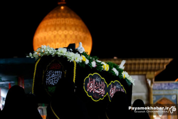 لاله گردانی و تشییع نمادین شام شهادت حضرت زهرا (س)