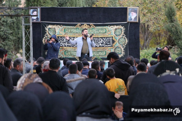 تشییع و خاکسپاری شهید گمنام در بوستان نماز شیراز