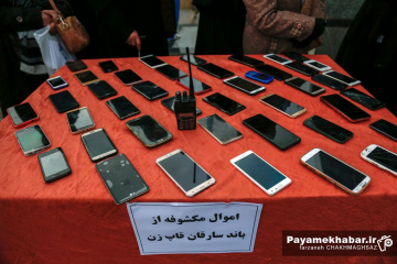 کشفیات اخیر نیروی انتظامی فارس و برخورد با سارقین - تلفن همراه مسروقه