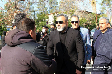 مراسم تشییع پیکر مرحوم مرتضی دهداری، عکاس پیشکسوت خبری دوران دفاع مقدس