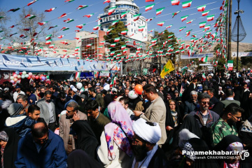 راهپیمایی 22 بهمن در شیراز