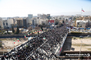 راهپیمایی 22 بهمن در شیراز