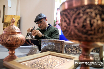 نمایشگاه بین المللی گردشگری تهران - قلم زنی