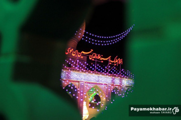 حرم مطهر حضرت سید علاالدین حسین (ع) در ایام اعیاد شعبانیه