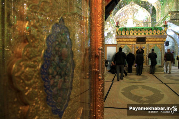 حرم مطهر حضرت سید علاالدین حسین (ع) در ایام اعیاد شعبانیه