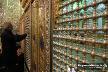 حرم مطهر حضرت سید علاالدین حسین (ع) در ایام اعیاد شعبانیه