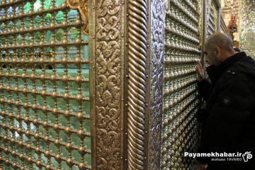 حرم مطهر حضرت سید علاالدین حسین (ع) در ایام اعیاد شعبانیه