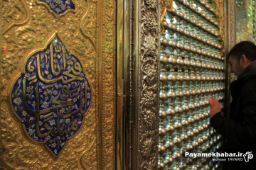 حرم مطهر حضرت سید علاالدین حسین (ع) در ایام اعیاد شعبانیه