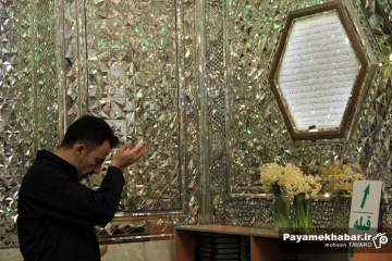 حرم مطهر حضرت سید علاالدین حسین (ع) در ایام اعیاد شعبانیه