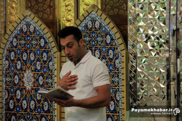 حرم مطهر حضرت سید علاالدین حسین (ع) در ایام اعیاد شعبانیه