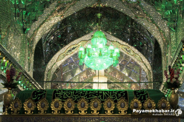حرم مطهر حضرت سید علاالدین حسین (ع) در ایام اعیاد شعبانیه