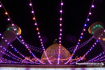 حرم مطهر حضرت سید علاالدین حسین (ع) در ایام اعیاد شعبانیه