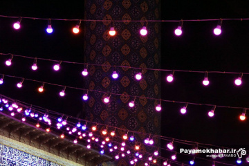 حرم مطهر حضرت سید علاالدین حسین (ع) در ایام اعیاد شعبانیه
