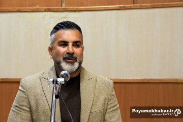 مراسم قرعه کشی مسابقات فوتسال جام رمضان شیراز - سید محمدرضا حسینی، رئیس هیات فوتبال شیراز