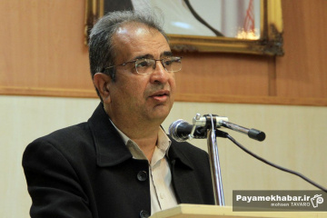 مراسم قرعه کشی مسابقات فوتسال جام رمضان شیراز - اکبر سلطانی، دبیر هیات فوتبال فارس