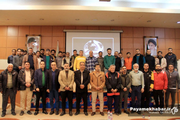 مراسم قرعه کشی مسابقات فوتسال جام رمضان شیراز